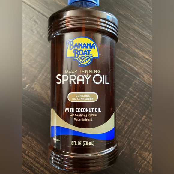 Banana Boat Deep Tanning Spray Oil - 8 fl oz With Coconut Oil Pack of 3 - Picture 2 of 3